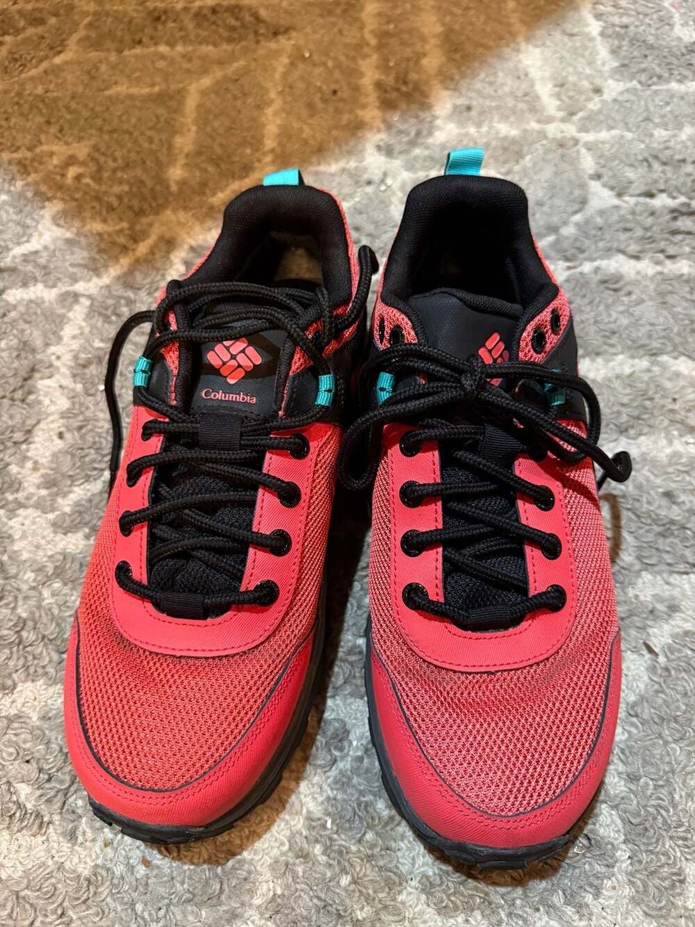 Columbia Trailstorm Ascend Waterproof Hiking Shoes Size 9 Red Coral